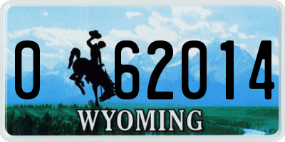 WY license plate 062014