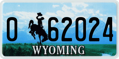 WY license plate 062024