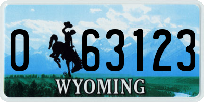 WY license plate 063123