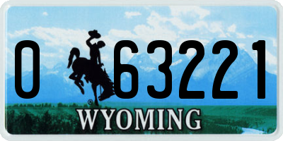 WY license plate 063221