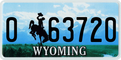 WY license plate 063720