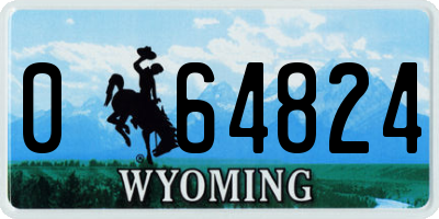 WY license plate 064824