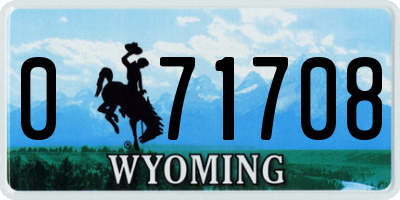 WY license plate 071708