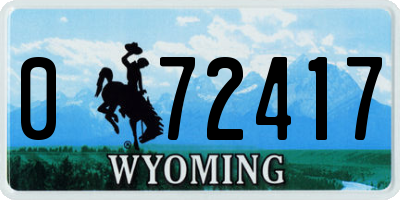 WY license plate 072417