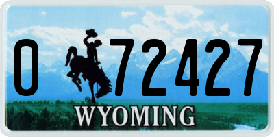 WY license plate 072427