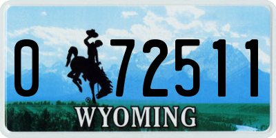 WY license plate 072511