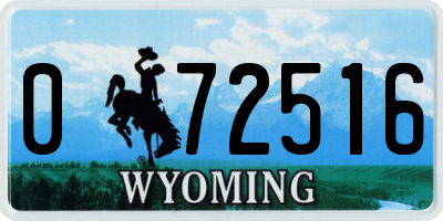WY license plate 072516