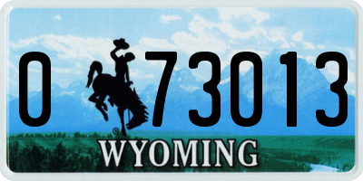 WY license plate 073013