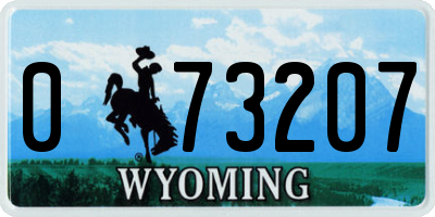 WY license plate 073207