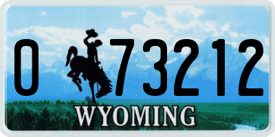 WY license plate 073212
