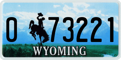 WY license plate 073221
