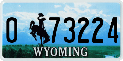 WY license plate 073224