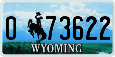 WY license plate 073622