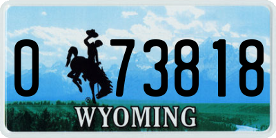 WY license plate 073818