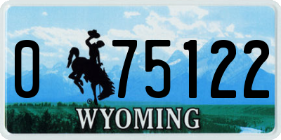 WY license plate 075122