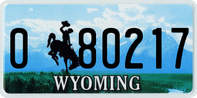 WY license plate 080217