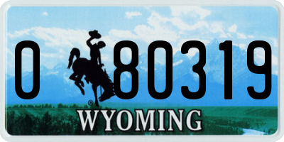 WY license plate 080319