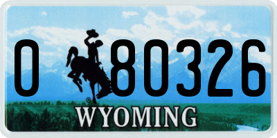 WY license plate 080326