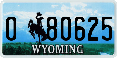 WY license plate 080625