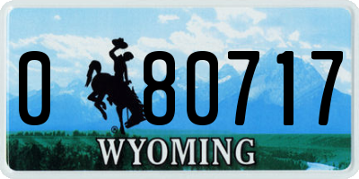 WY license plate 080717