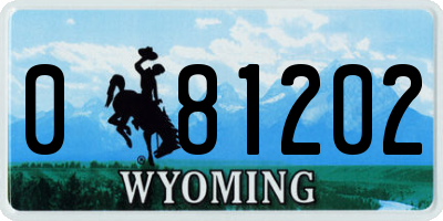 WY license plate 081202