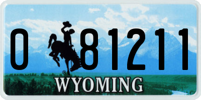 WY license plate 081211