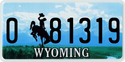WY license plate 081319