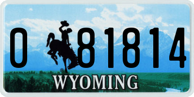 WY license plate 081814