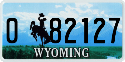 WY license plate 082127