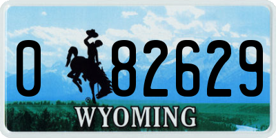 WY license plate 082629