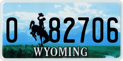 WY license plate 082706