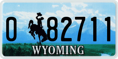 WY license plate 082711