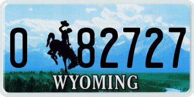 WY license plate 082727