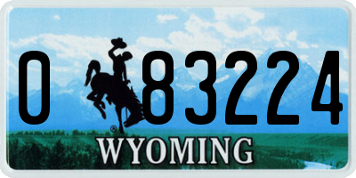 WY license plate 083224