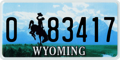 WY license plate 083417