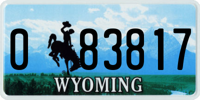 WY license plate 083817