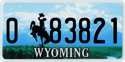 WY license plate 083821