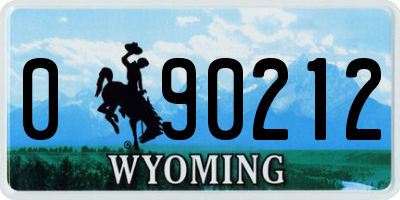 WY license plate 090212