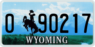 WY license plate 090217