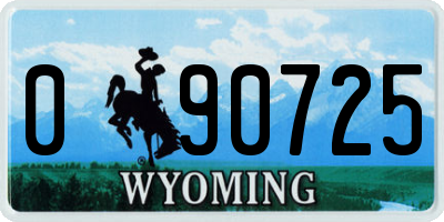 WY license plate 090725