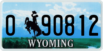 WY license plate 090812