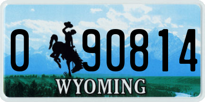 WY license plate 090814