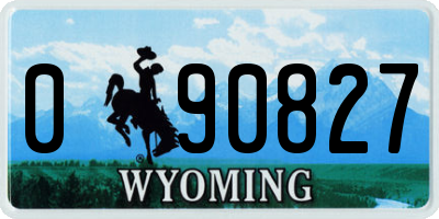 WY license plate 090827