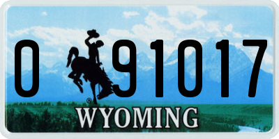 WY license plate 091017