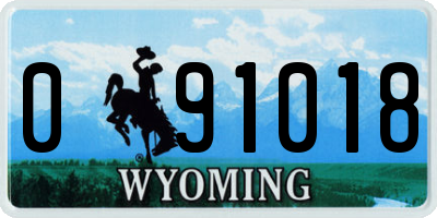 WY license plate 091018