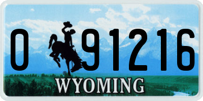 WY license plate 091216
