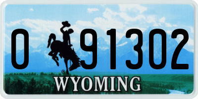 WY license plate 091302