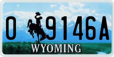 WY license plate 09146A