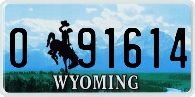 WY license plate 091614