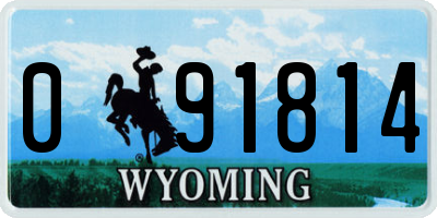 WY license plate 091814